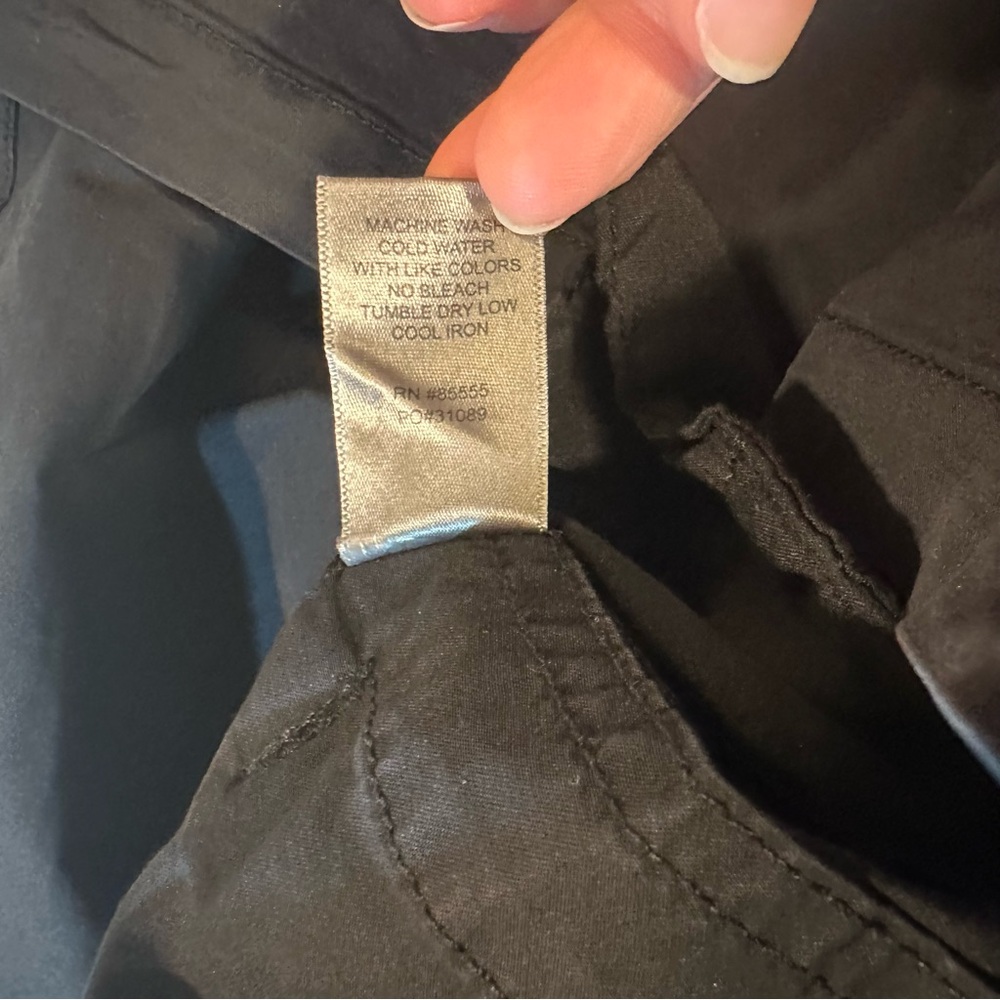 Pistola Size S Rosie Smock Waist Sanp Placket Dress In Faded Black - Picture 10 of 10